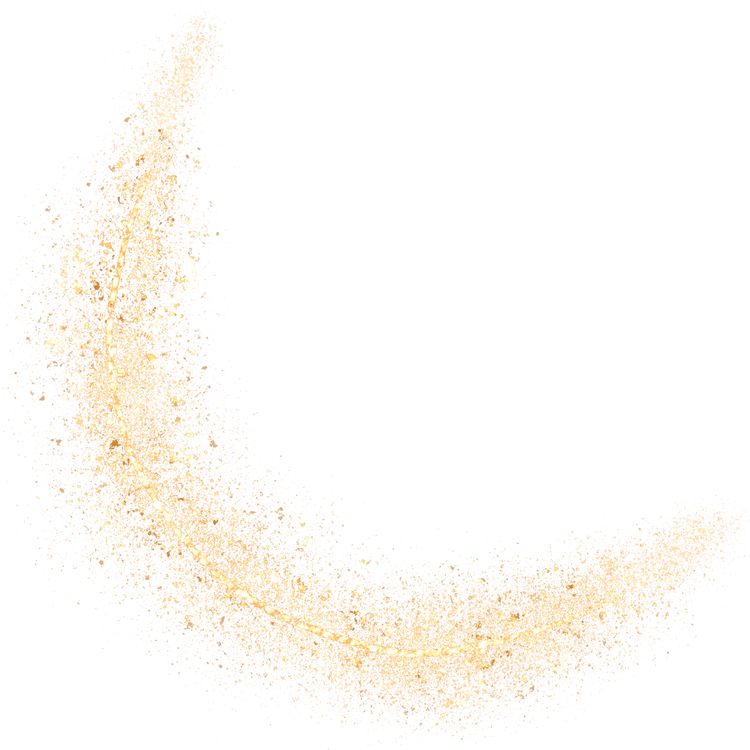 Moon Gold Glitter